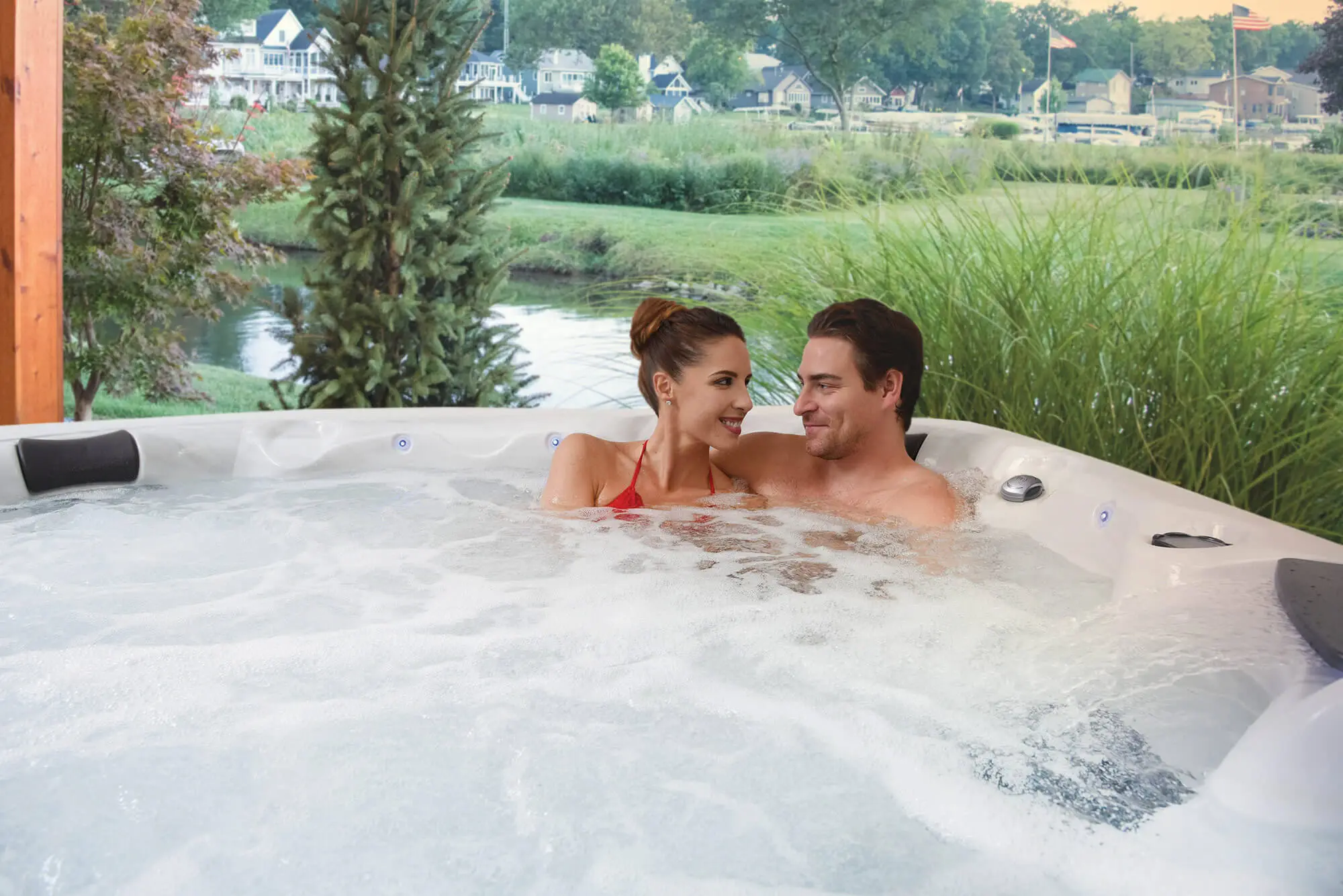 Couple in Hot Tub